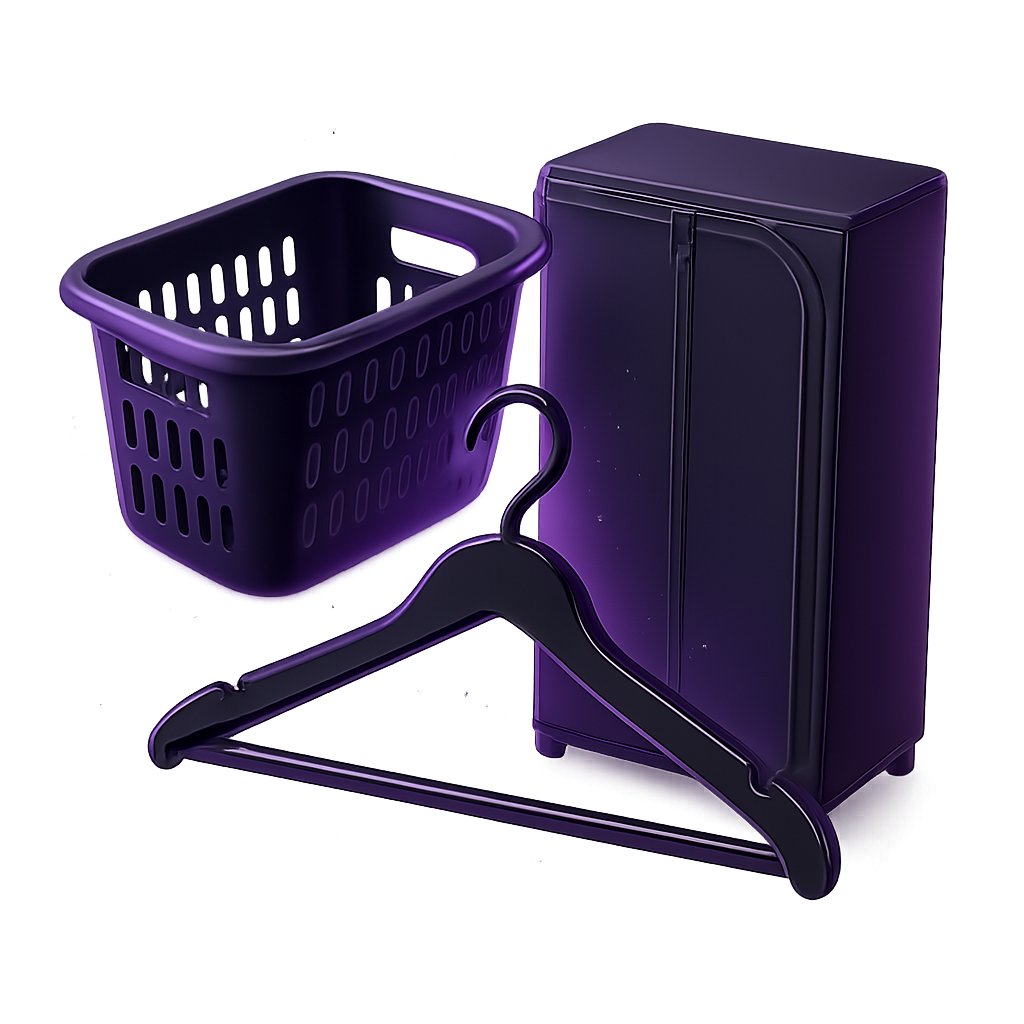 Laundry, Hangers & Wardrobes