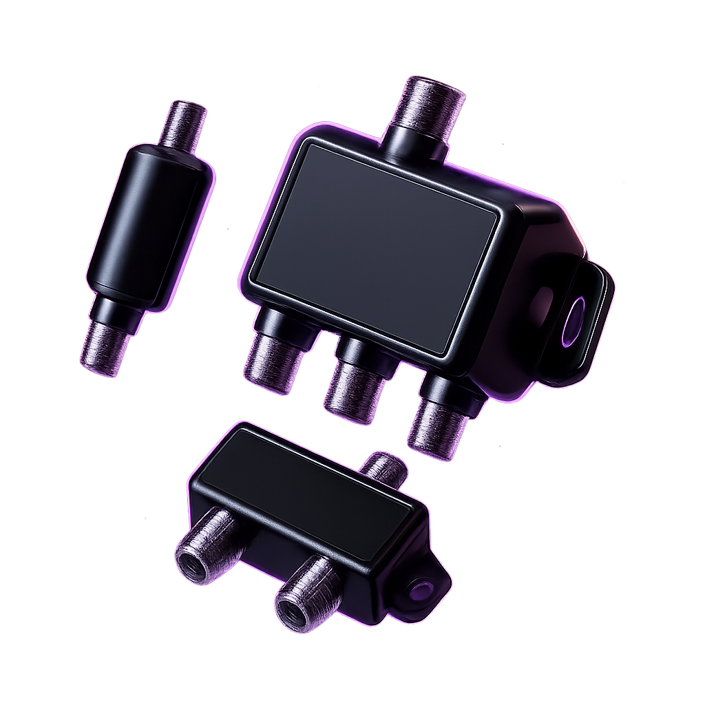 Coaxial Splitters & LTE Filters
