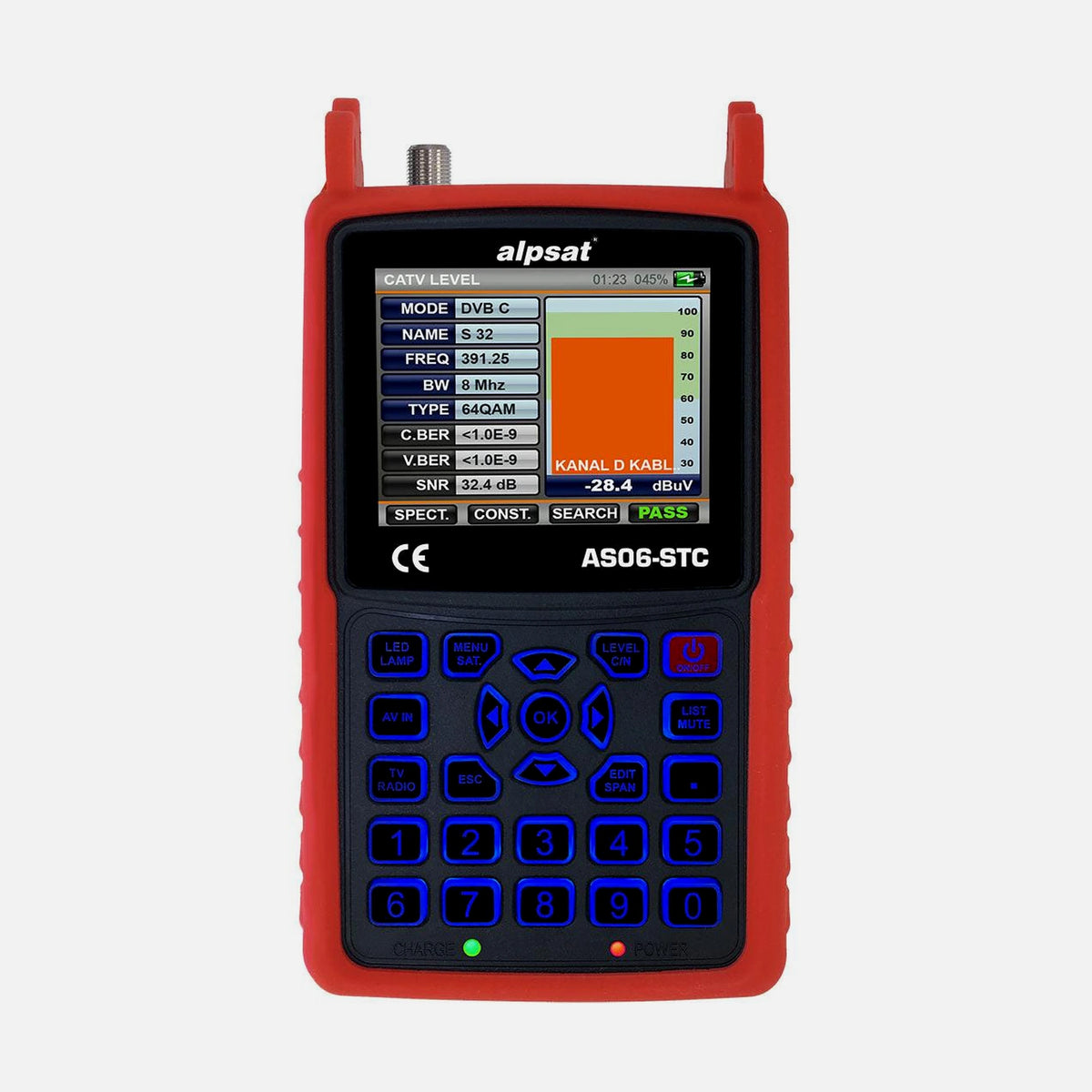 Alpsat AS06-STC DVB Combo Signal Analyzer