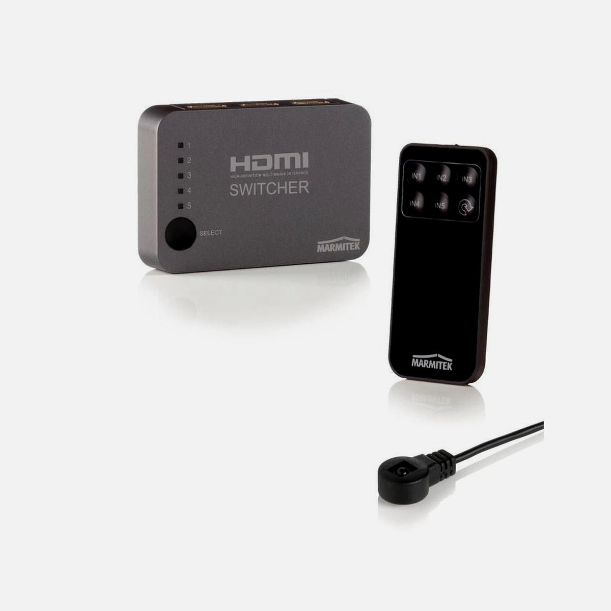 Marmitek Connect 350 UHD HDMI Switcher 5-in 1-out