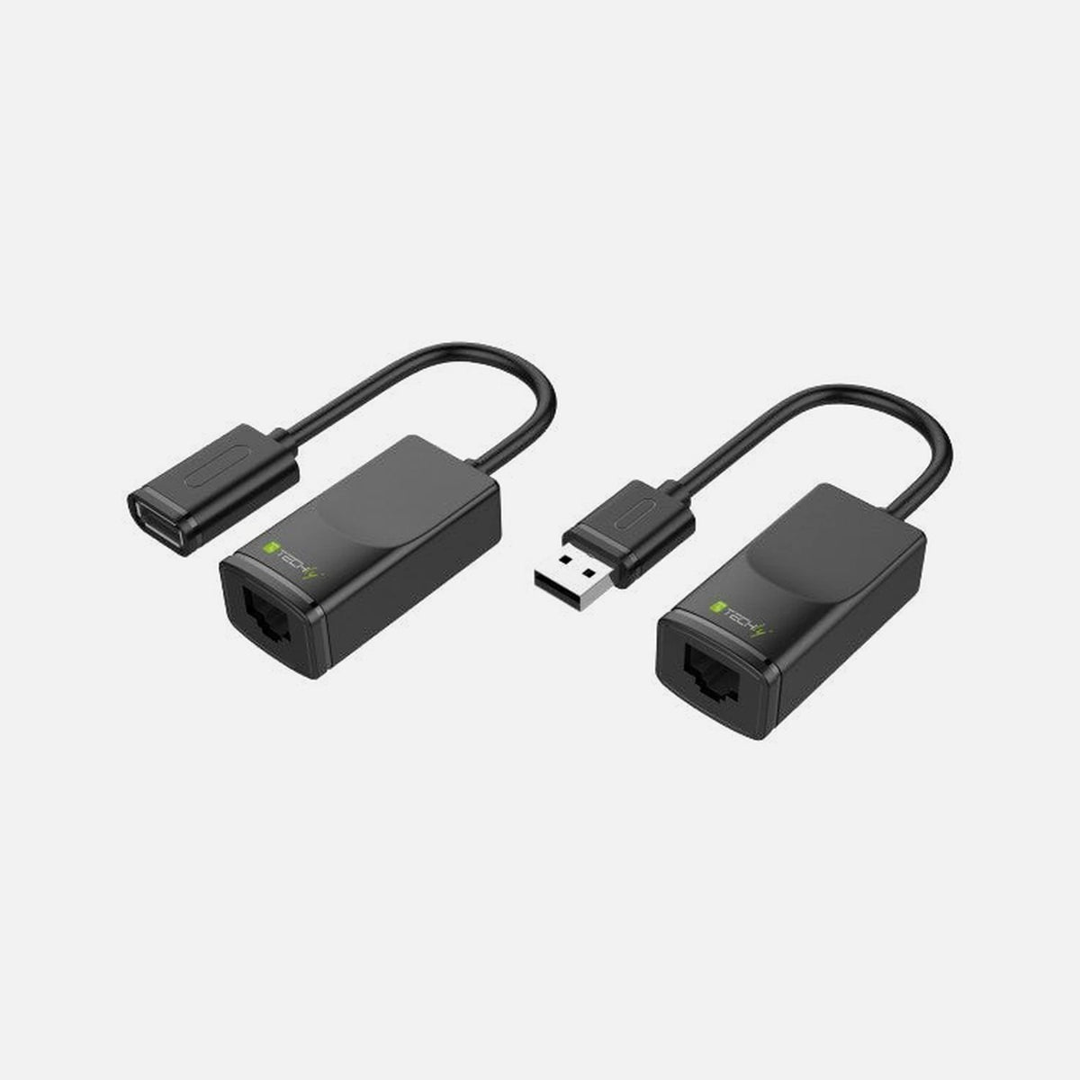 Techly IUSB-EXTENDTY2 USB 1.1 Line Extender over Cat.5e/6 up to 60 m