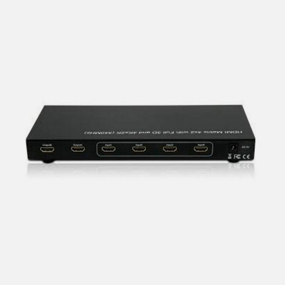 Techly IDATA HDMI-H42B HDMI Matrix 4x2 4K with IR Remote