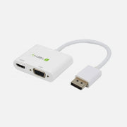 Techly ICOC DSP-VH1220 DisplayPort 1.2 to HDMI/VGA 4K Adapter