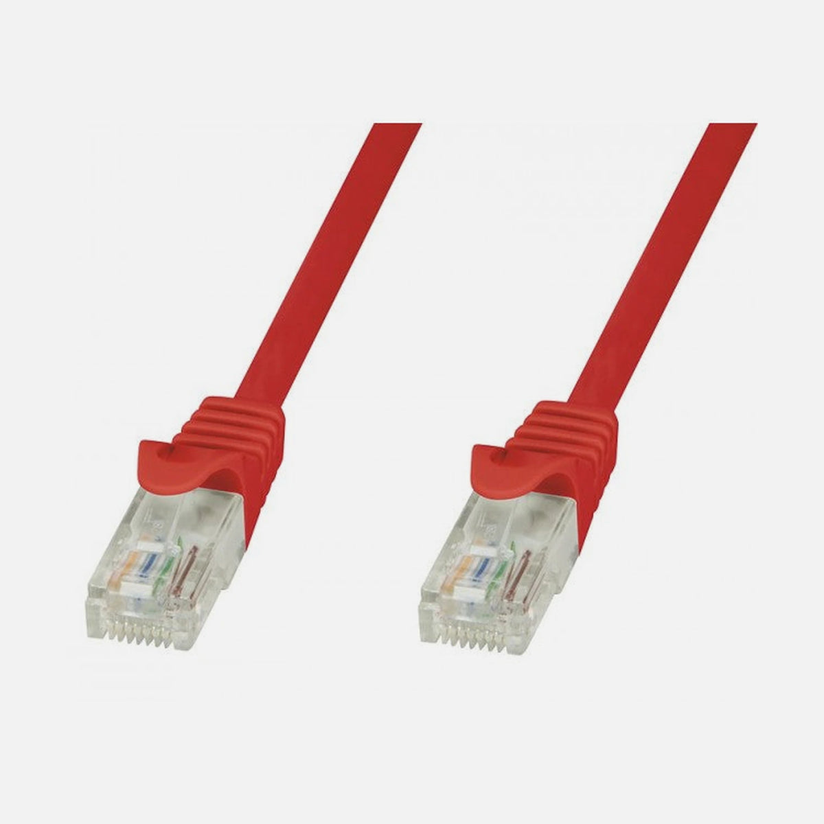 Techly ICOC CCA6U-010-RET Red Cat.6 UTP CCA Patch Cable 1 m