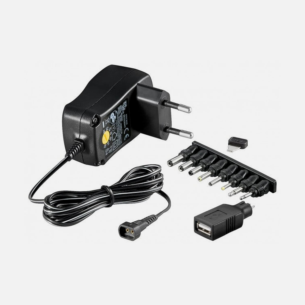 Techly IPW-NTS600G Adjustable Power Supply 600mA