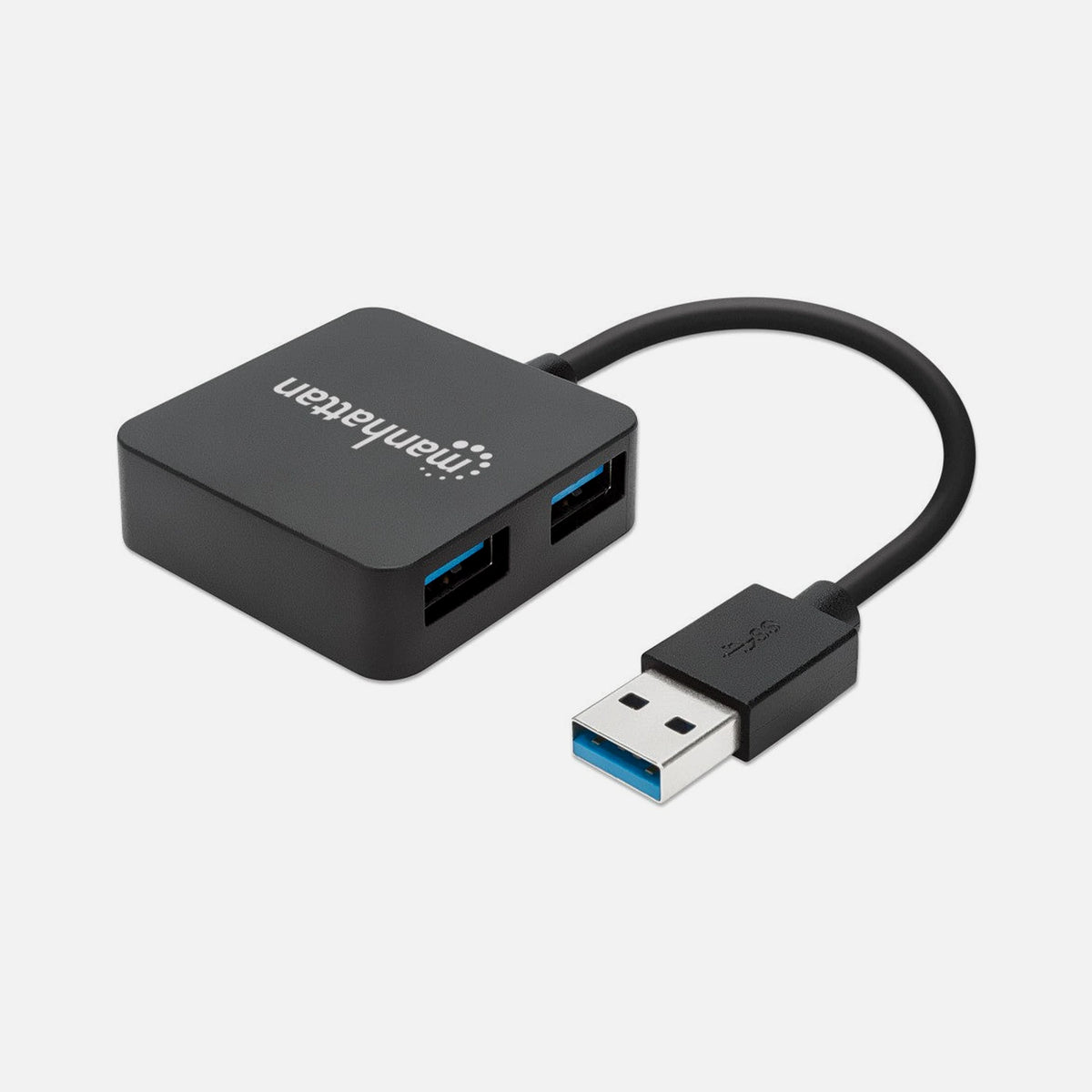 Manhattan IUSB3-HUB4-BK 4-Port USB 3.0 Hub