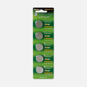 Techly IBT-KCR2032 Lithium CR2032 3V Coin Batteries 5-Pack