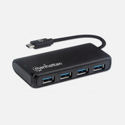 Manhattan IUSB31C-HUB430M USB-C to 4-Port USB-A Hub