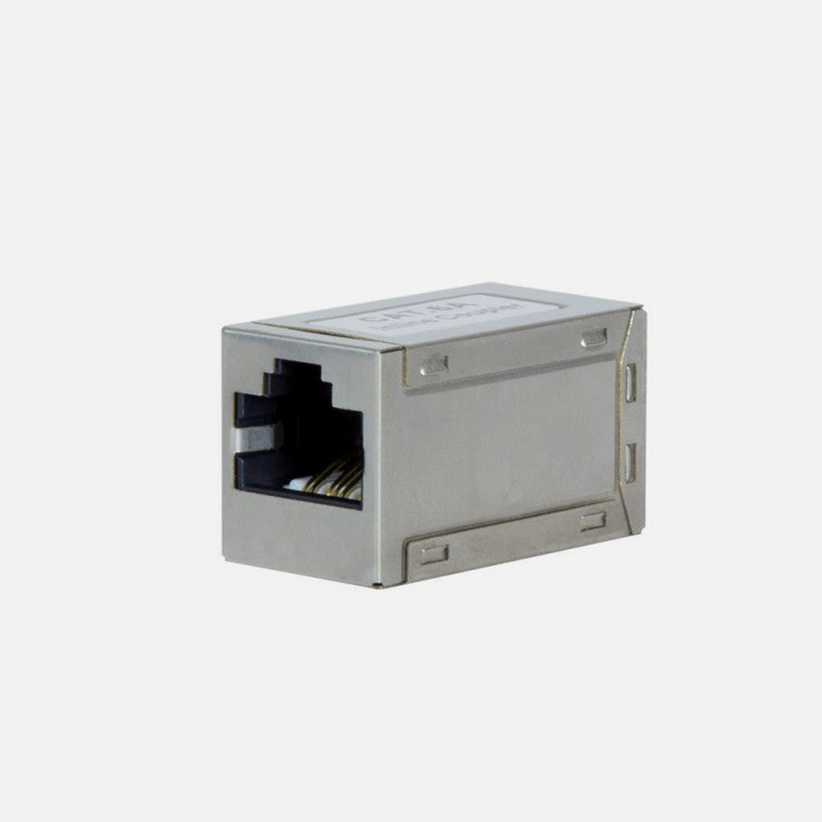Techly IWP-MD F/F-C6AT Inline Coupler Cat.6A 10GE RJ45 STP Shielded