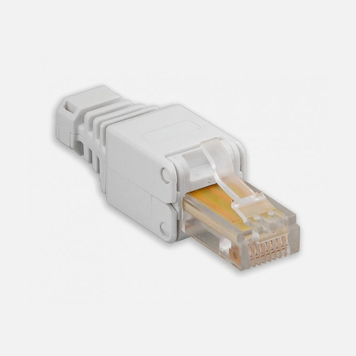 INTELLINET IWP-8P8C-TLU Cat5/6 RJ45 Toolless Plug with Cover