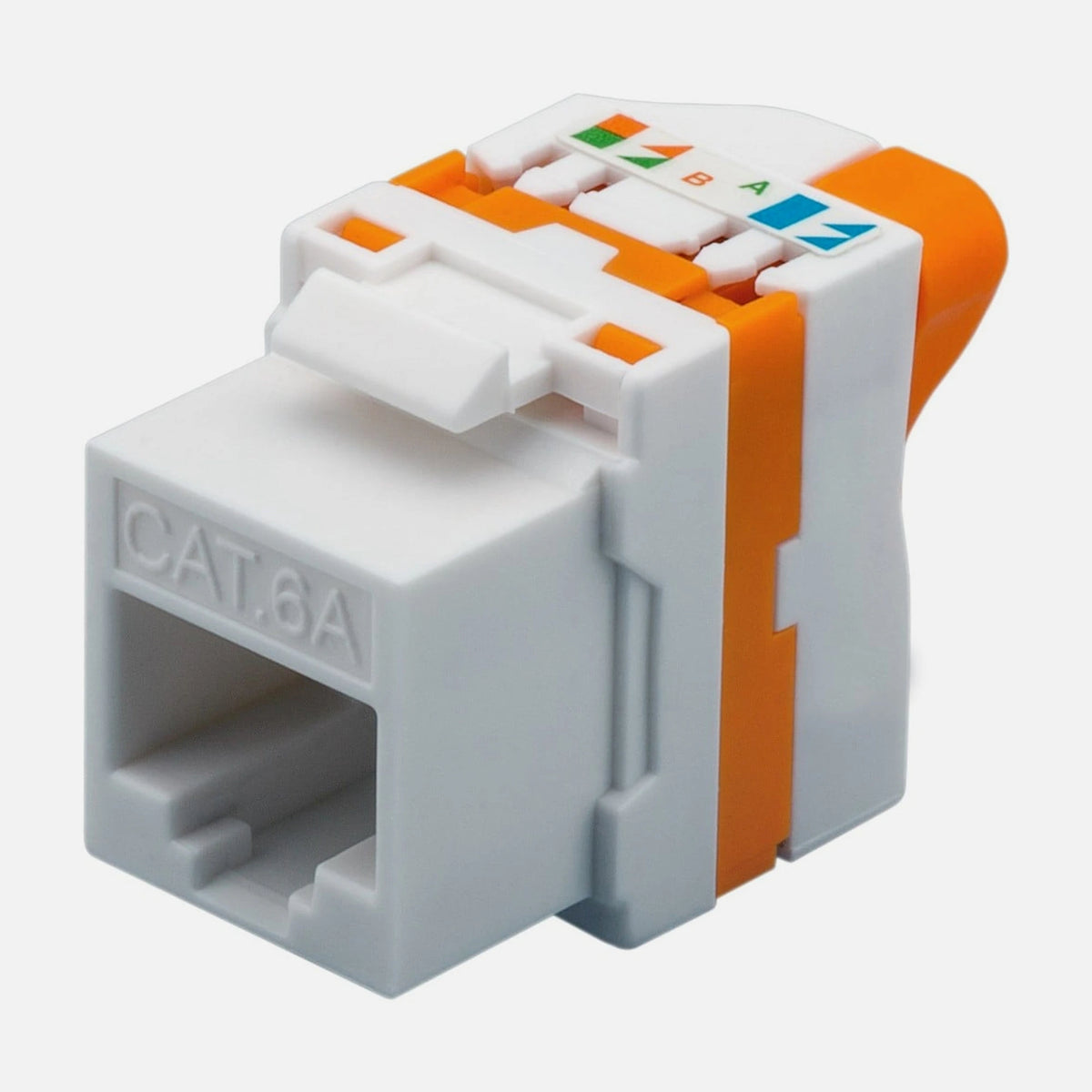 Techly IWP-MD C6A/UROTT Keystone Jack RJ45 Cat6A UTP Tool-less