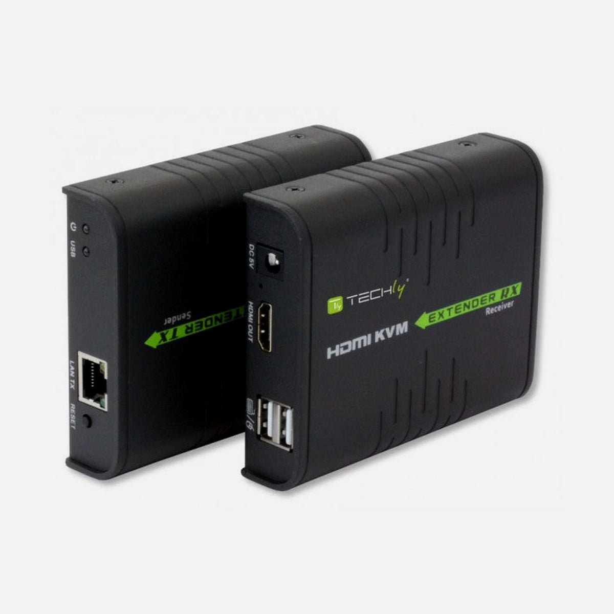Techly IDATA HDMI-KVM2 HDMI KVM Extender 120m Cat6 1080p USB