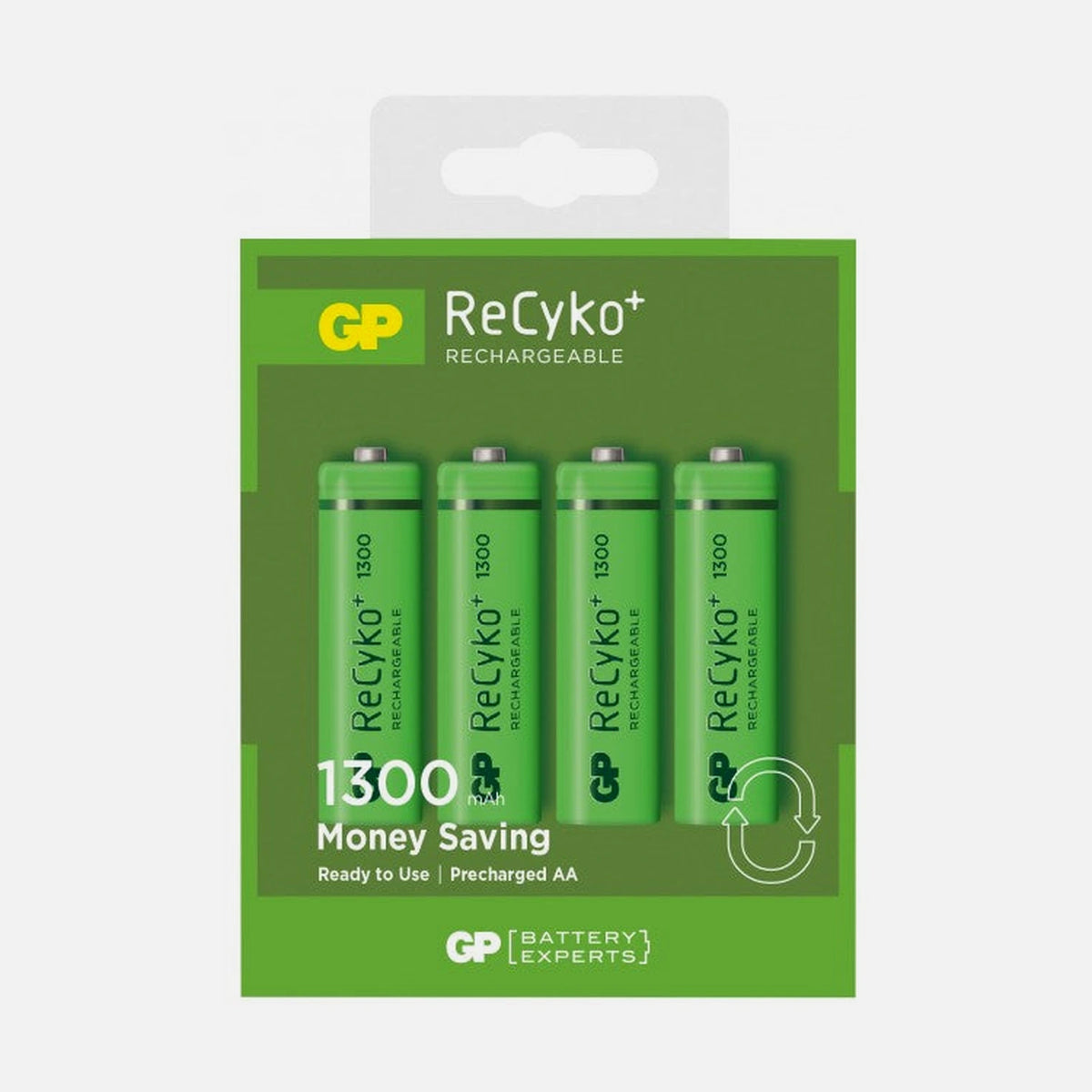 GP Batteries IC-GP201144 AA NiMH ReCyko 1300mAh 4-Pack