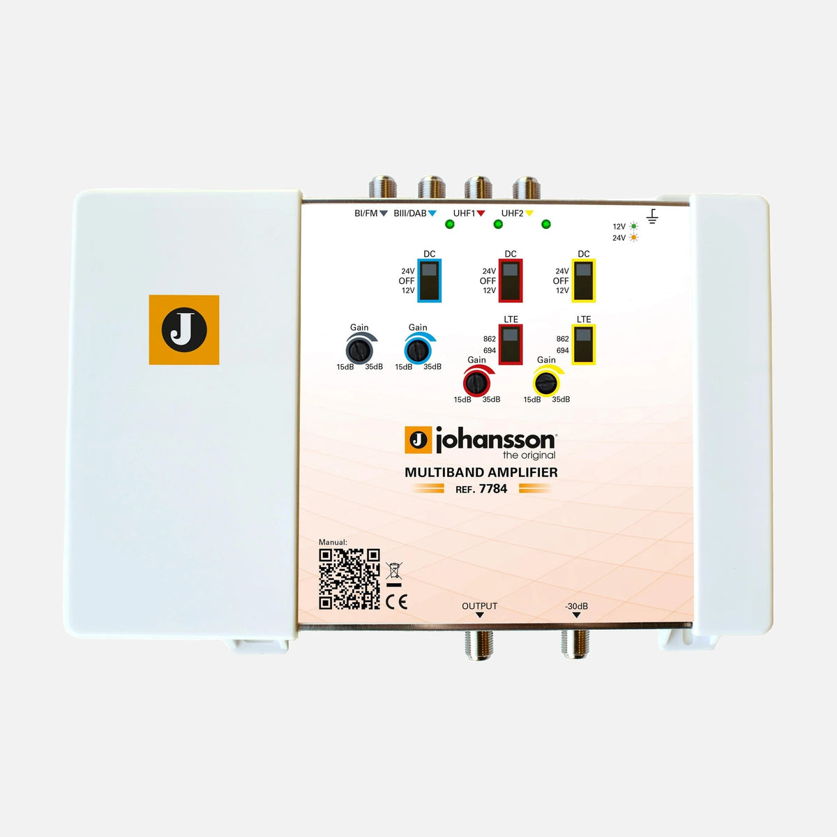 Johansson 7784 Multiband Amplifier 4 Inputs LTE