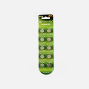Techly IBT-KLR44 Alkaline LR44 1.5V Button Batteries 10-Pack