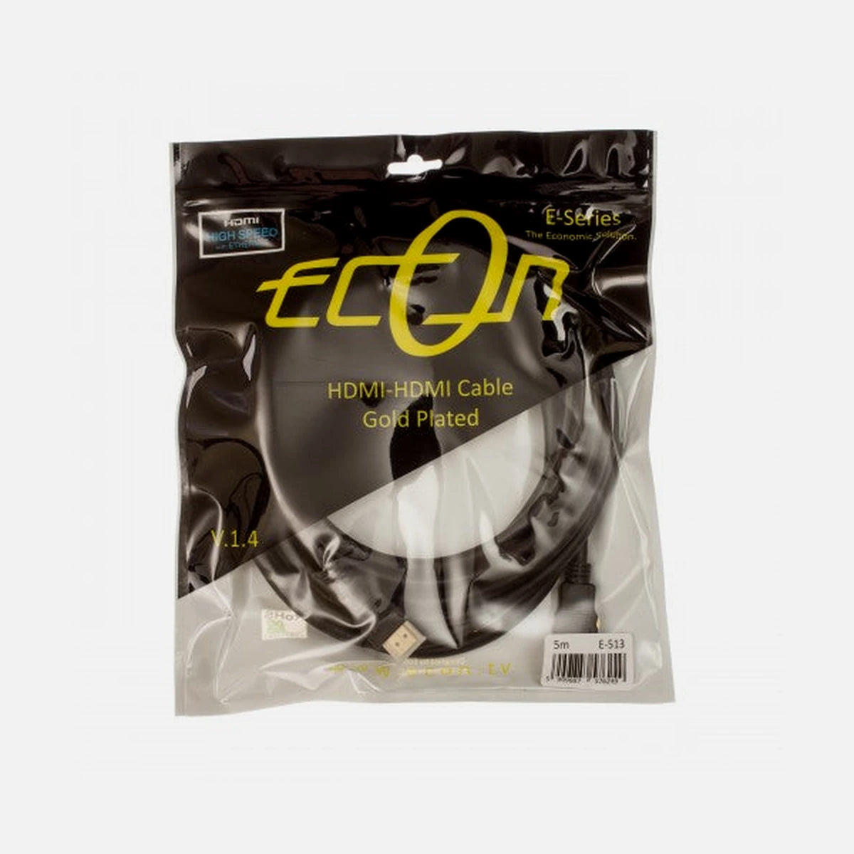 Econ E-513 HDMI Cable 5m Gold Plated V1.4