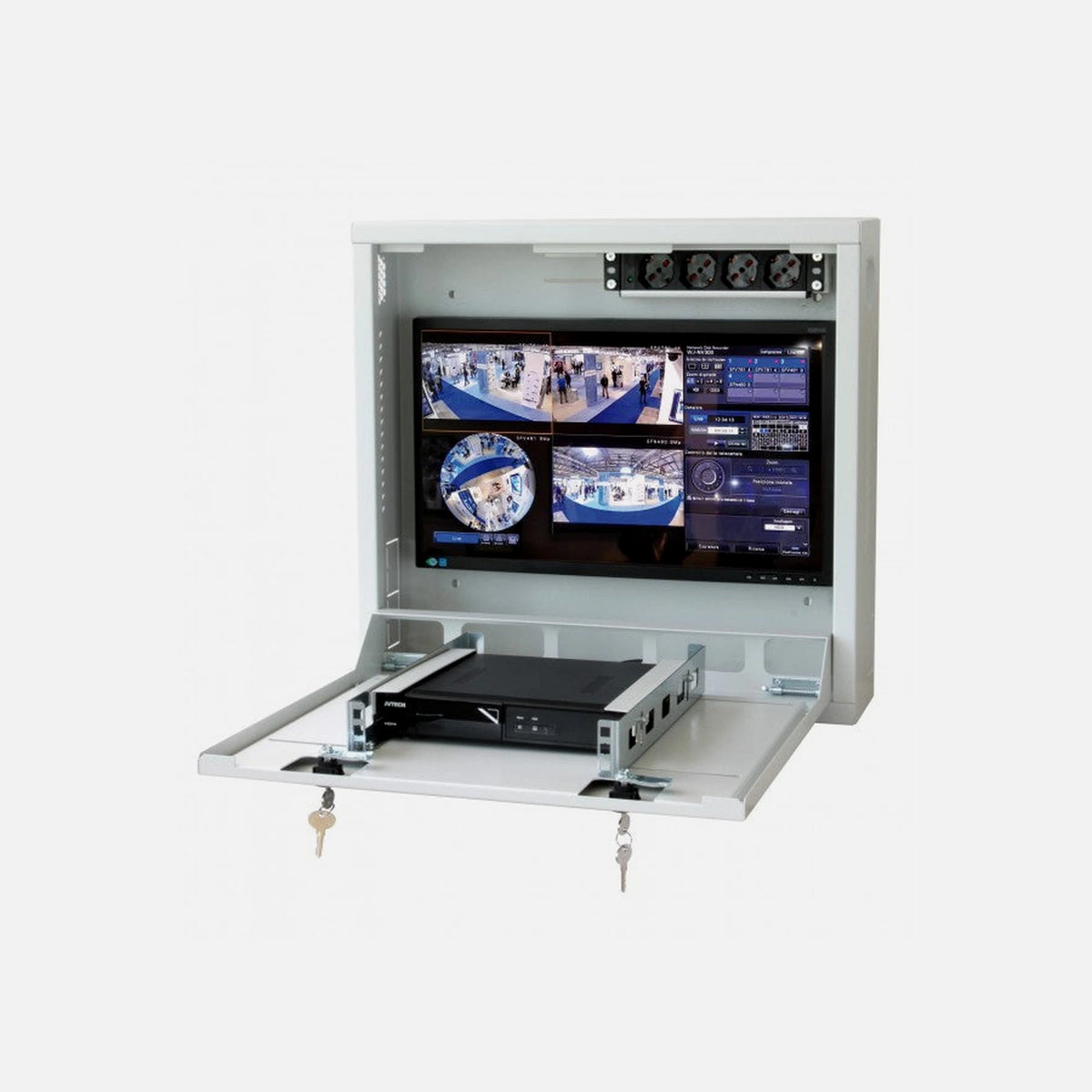 Techly Professional ICRLIM08 Wall-Mount Security Box for DVR