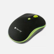 Techly IM 1600-WT-BGW 2.4GHz Wireless Mouse Black/Green