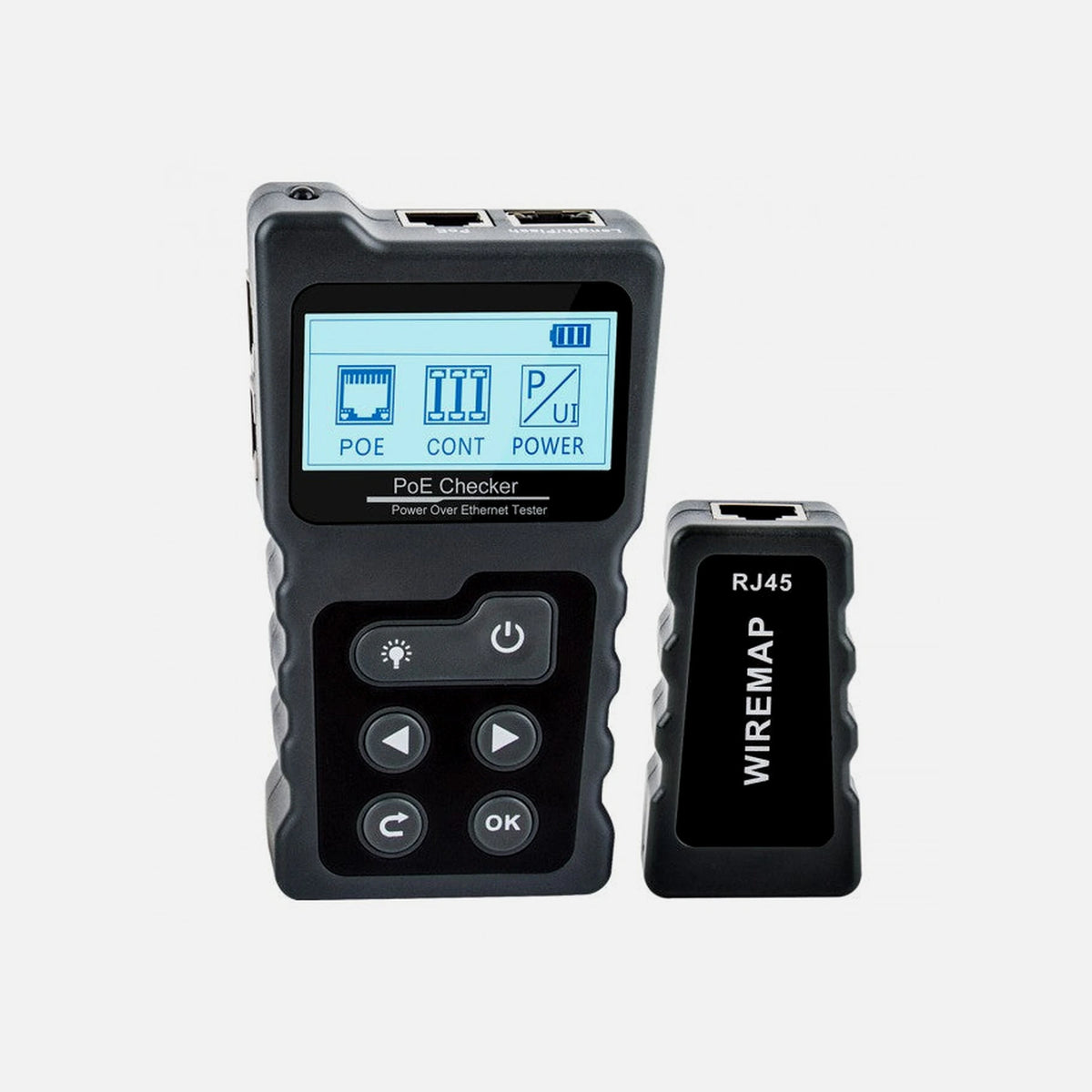 Techly I-CT PRO-POECK Professional PoE RJ45 Network Tester