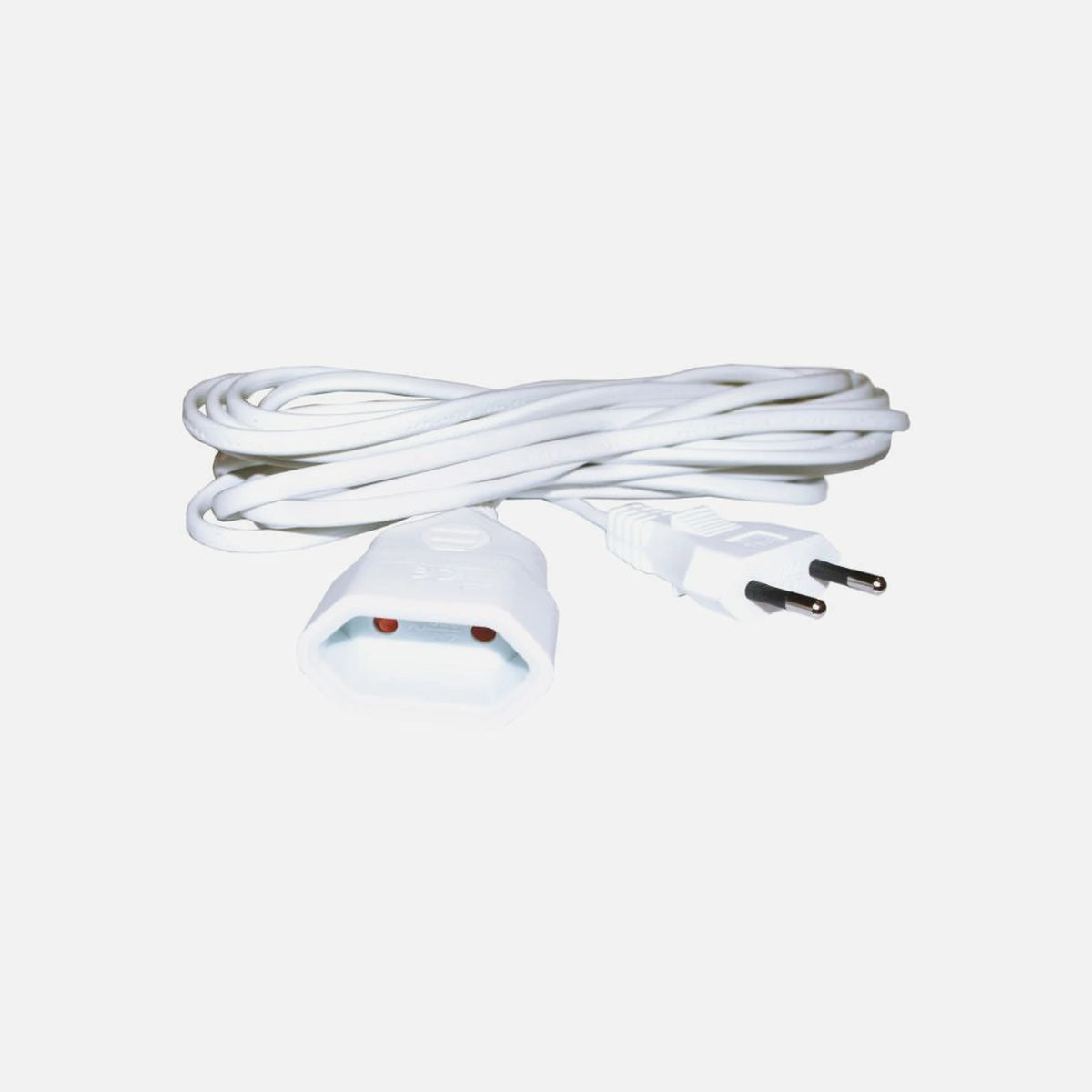 RP Bipolar Extension Cord 3m White