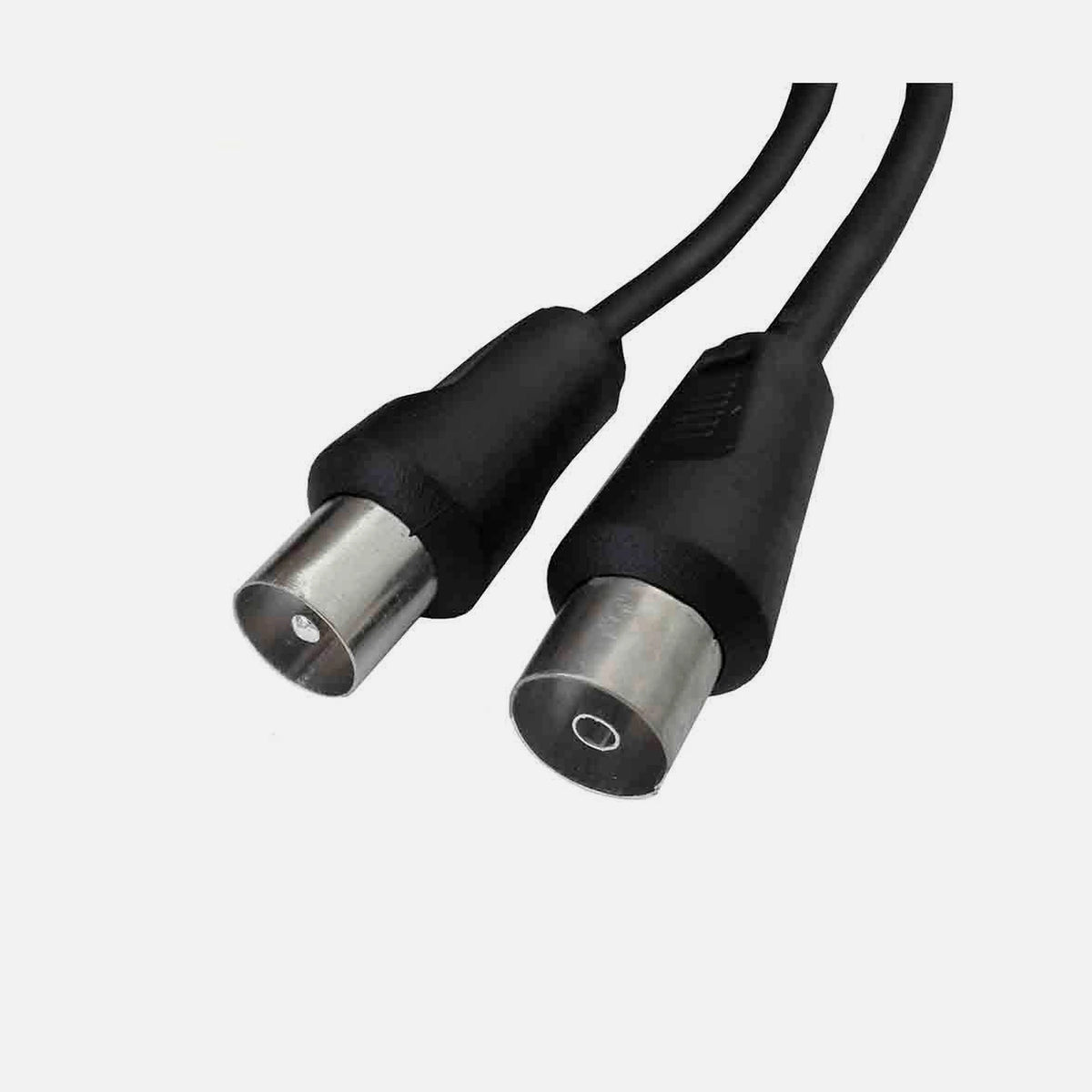 RF Male to RF Female Coaxial Extension Cable 1.5m Black