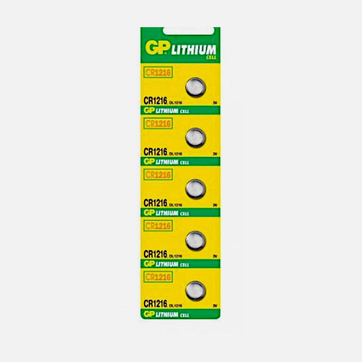 GP Batteries IC-GP103132 Lithium CR1216 3V 5-Pack