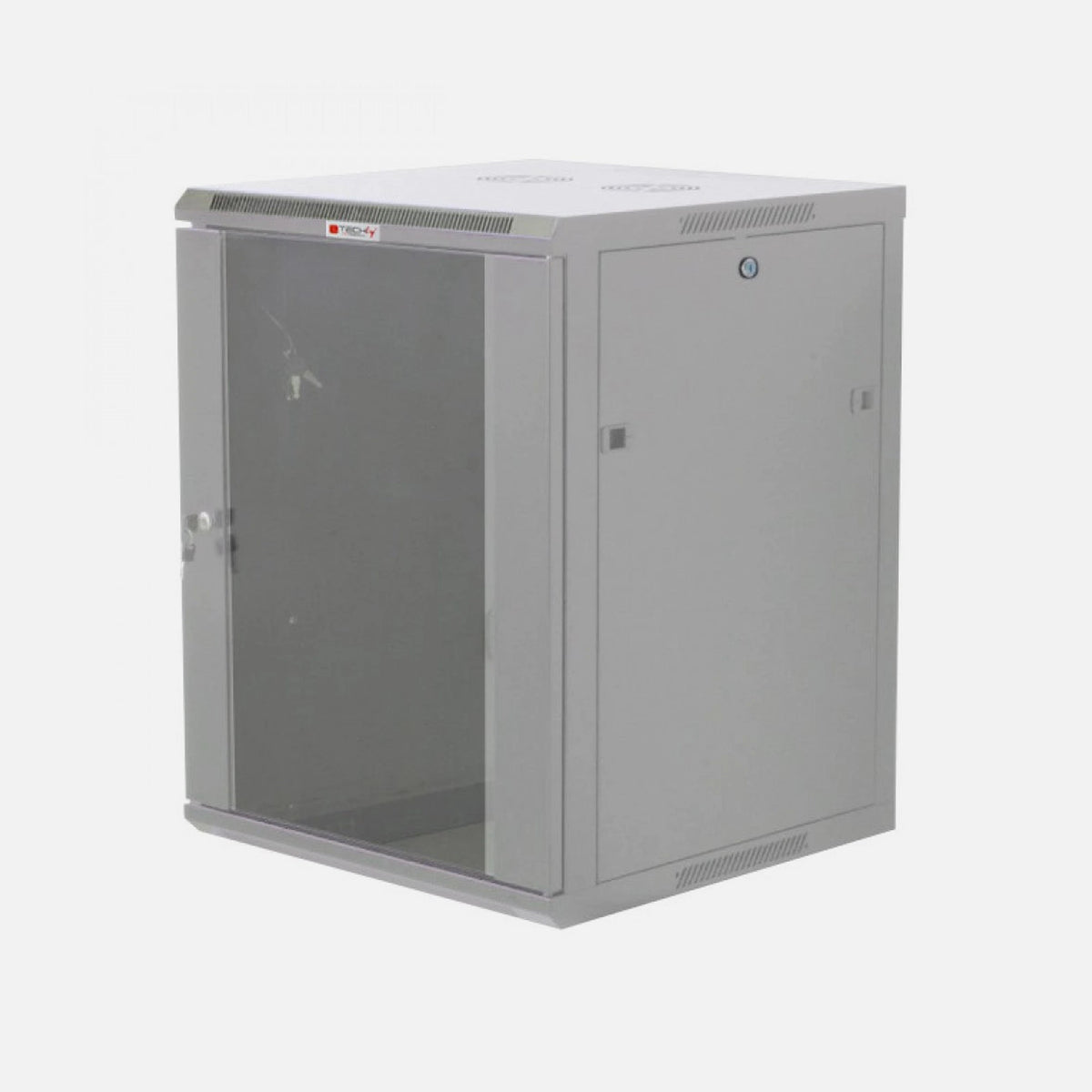 Techly I-CASE FP-2012GTY Wall Rack 19" 12U 450mm Depth Grey