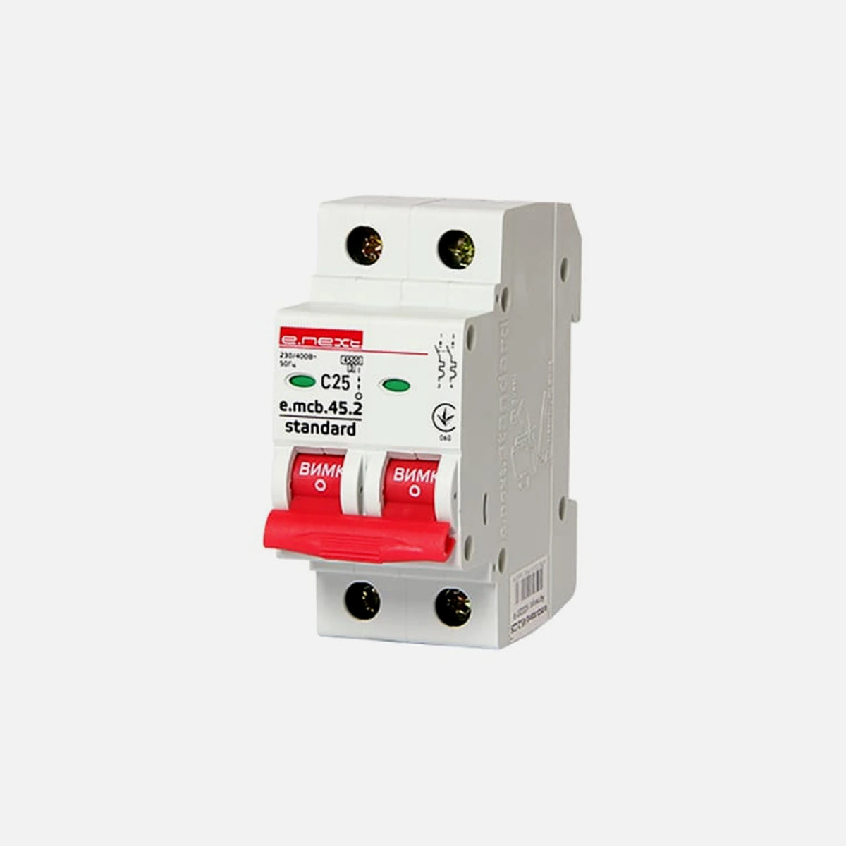E.NEXT Miniature Circuit Breaker 2P C25A 4.5kA