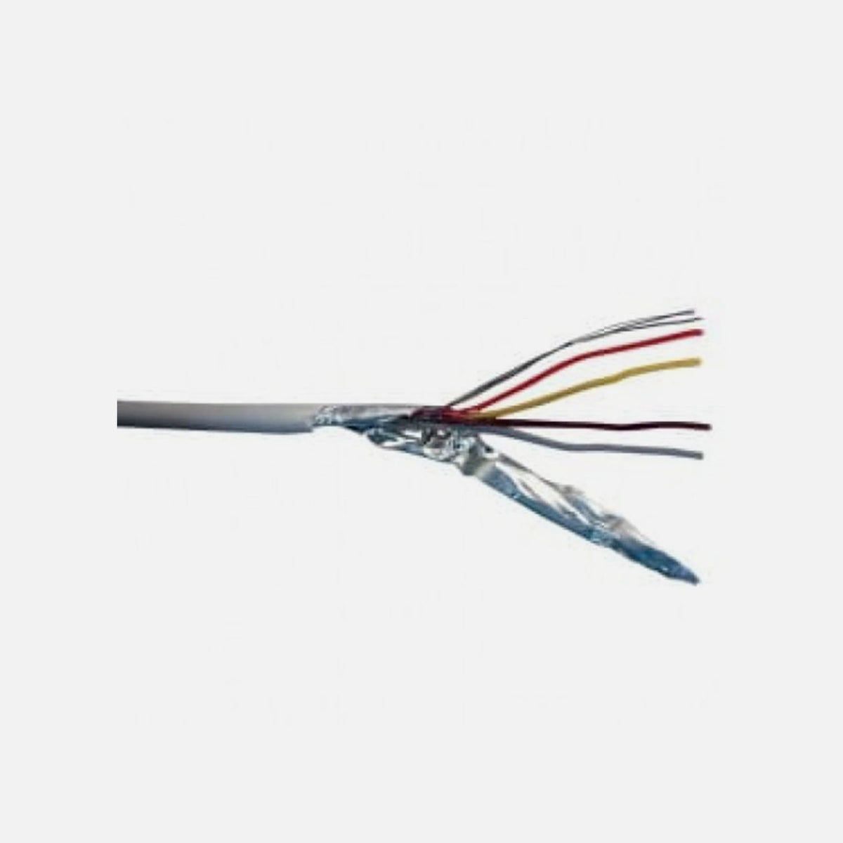 RP Alarm Cable 4x0.22mm Shielded 100m White