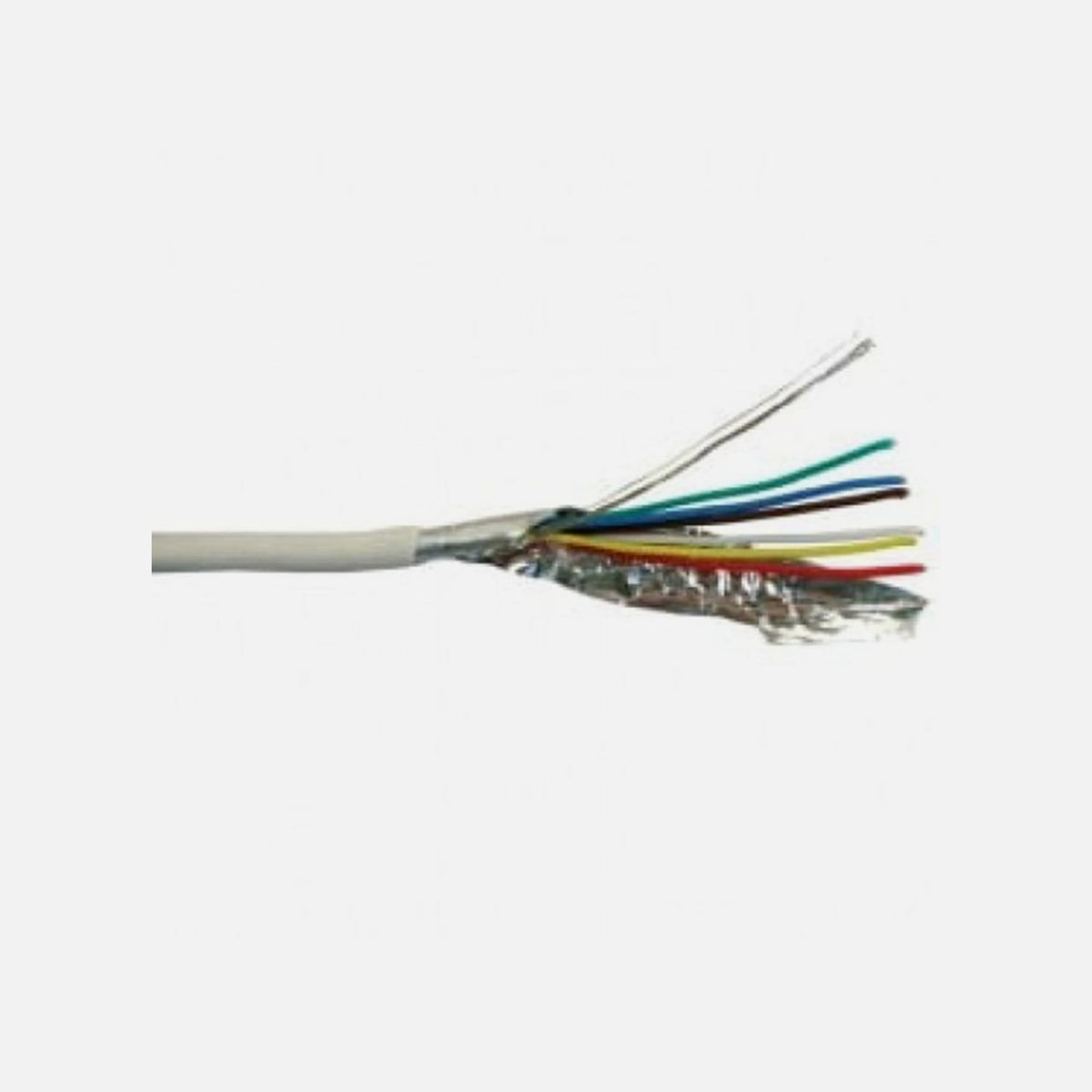 RP Alarm Cable 6x0.22mm Shielded 100m White