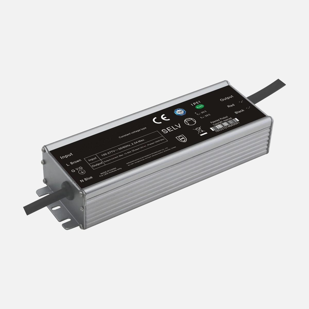 MPL GLSV-150WattB012 LED Power Supply 12V 150W