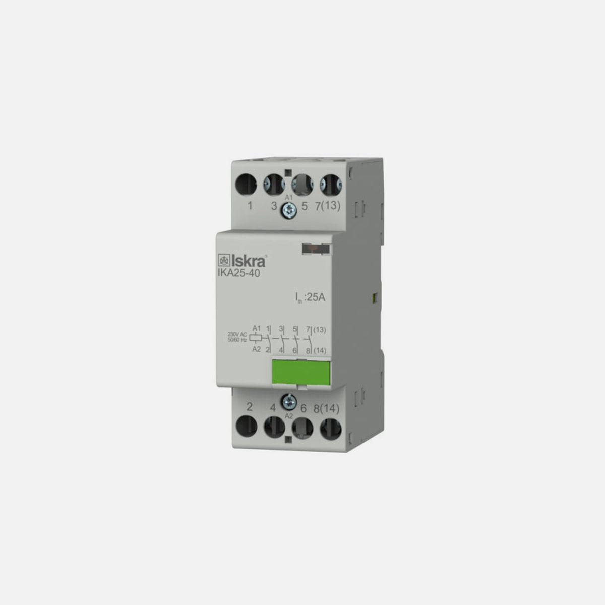 Iskra IKA25-40/4NO 230V Installation Contactor Rail
