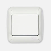 Simple Switch White 10A 250V Single Key Inwall