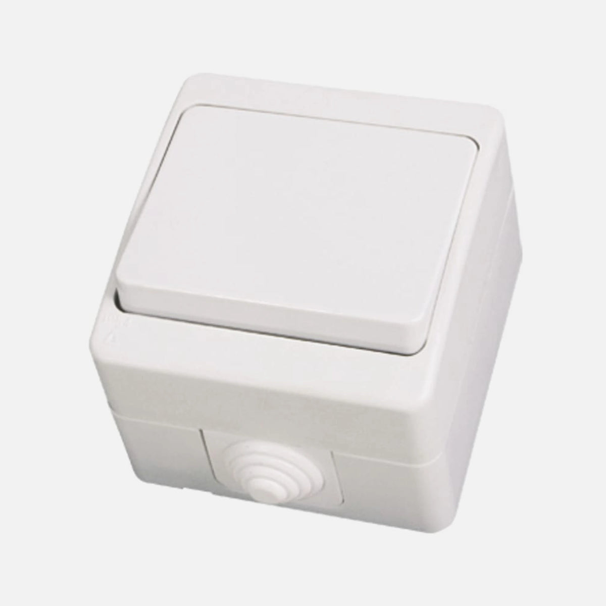 Exterior Simple Switch White IP54 10A 250V Surface