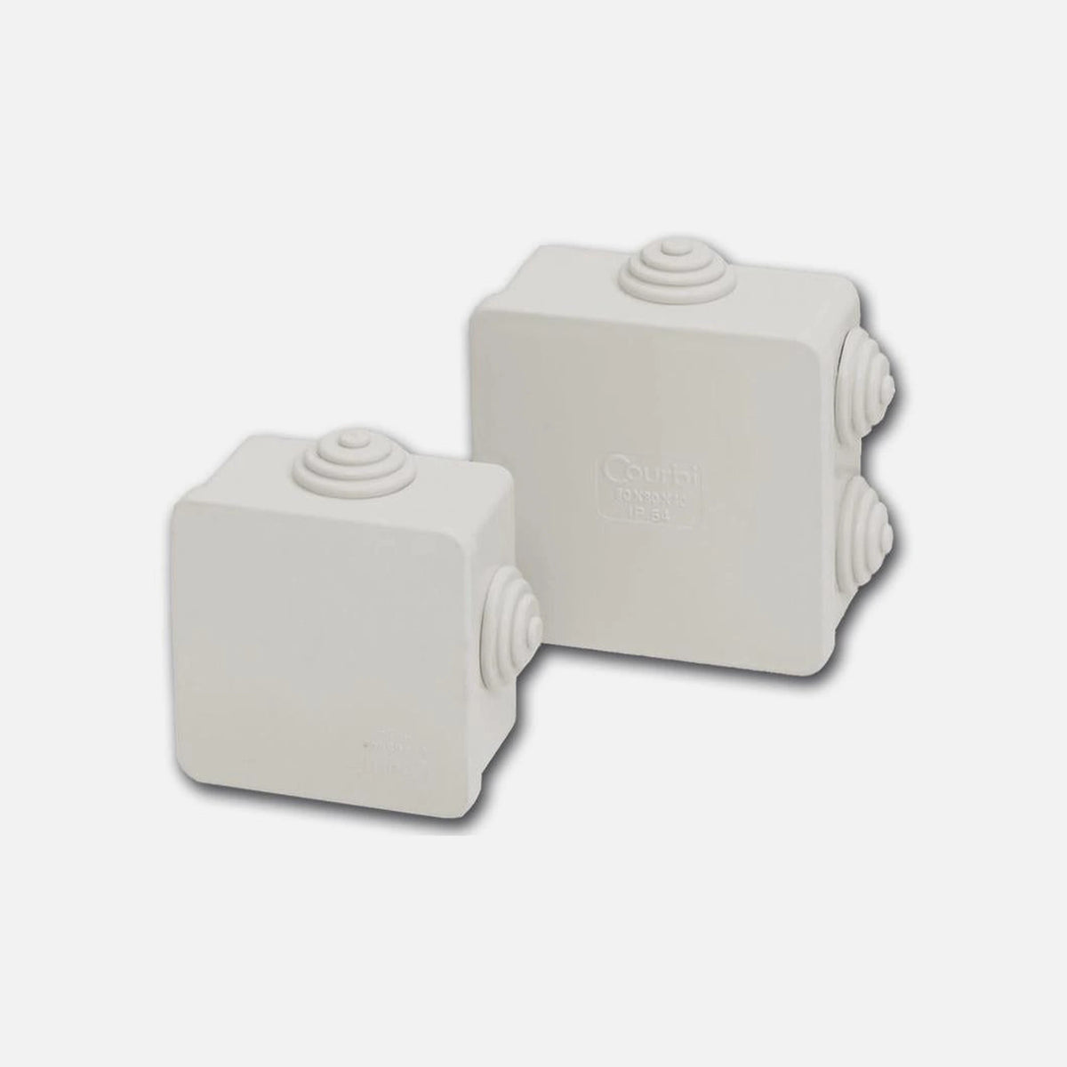 Courbi Square Watertight Box 80x80x40mm IP54