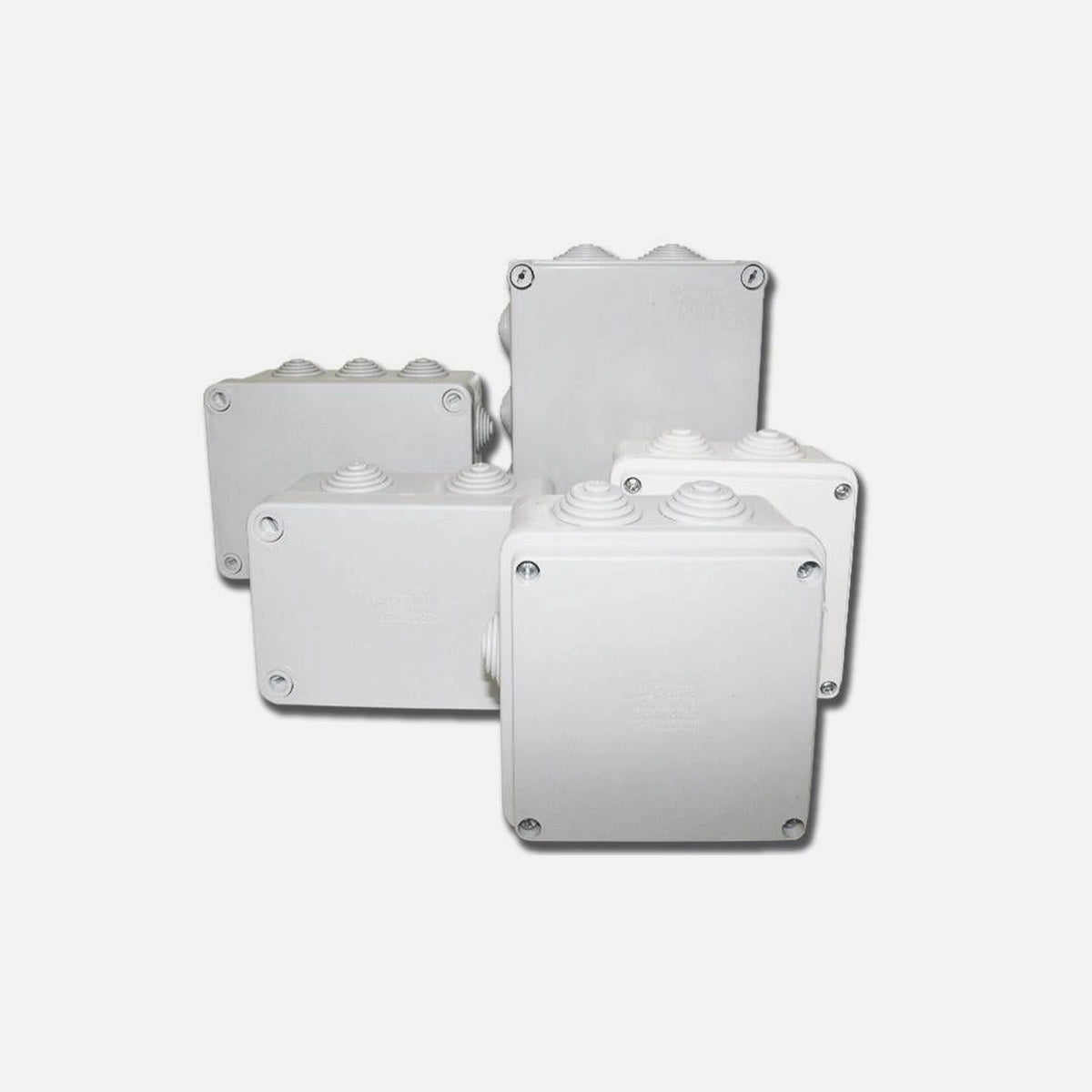 Courbi Watertight Box 150x110x70mm IP55 with Cable Glands