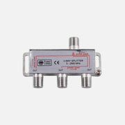 Vector 1x3 Indoor TV Splitter 3-Way F-Type DC Pass