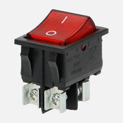 Orno Backlit Rocker Switch ON/OFF Black 16A 230V