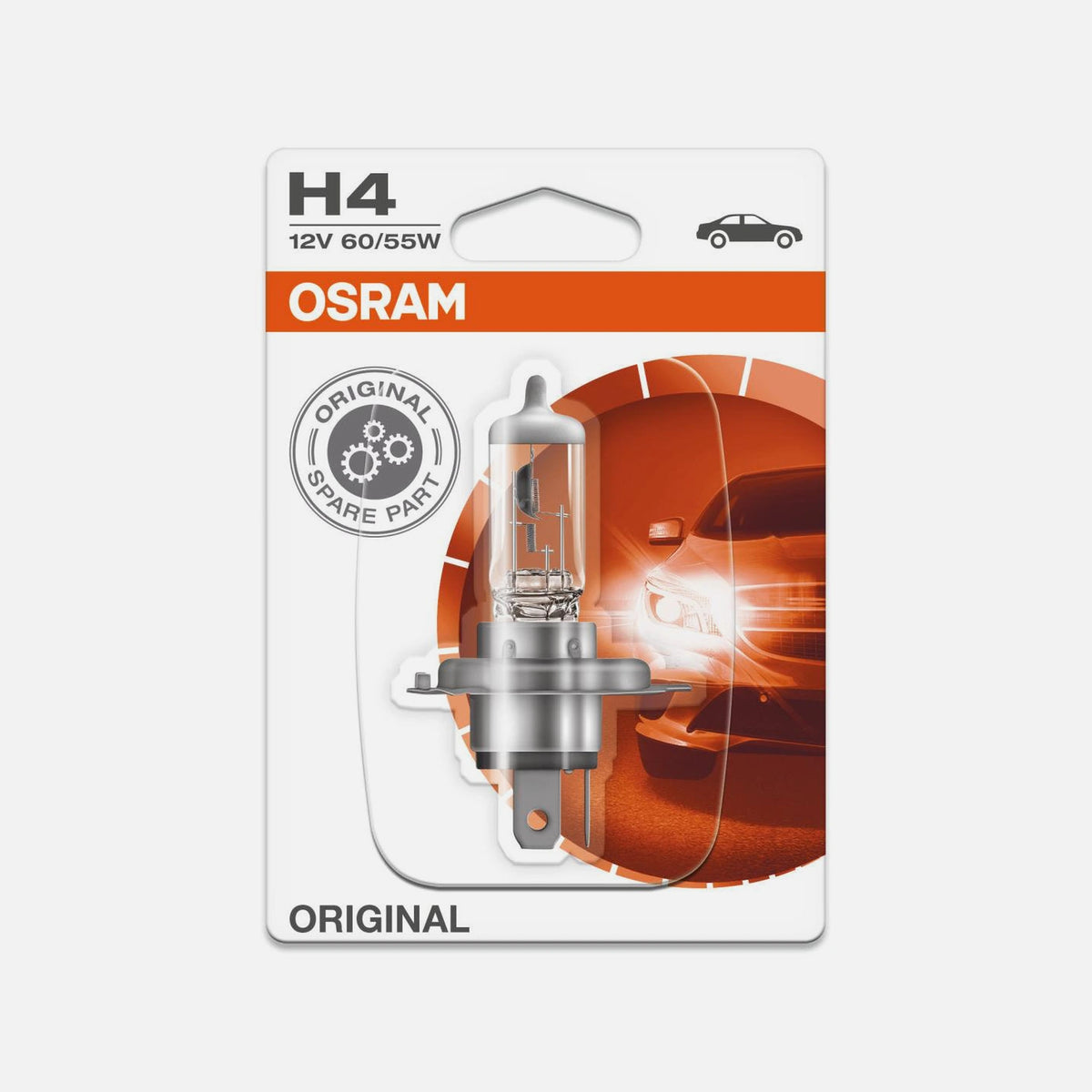 OSRAM Automotive Halogen Lamp ORIGINAL LINE H4 P43t
