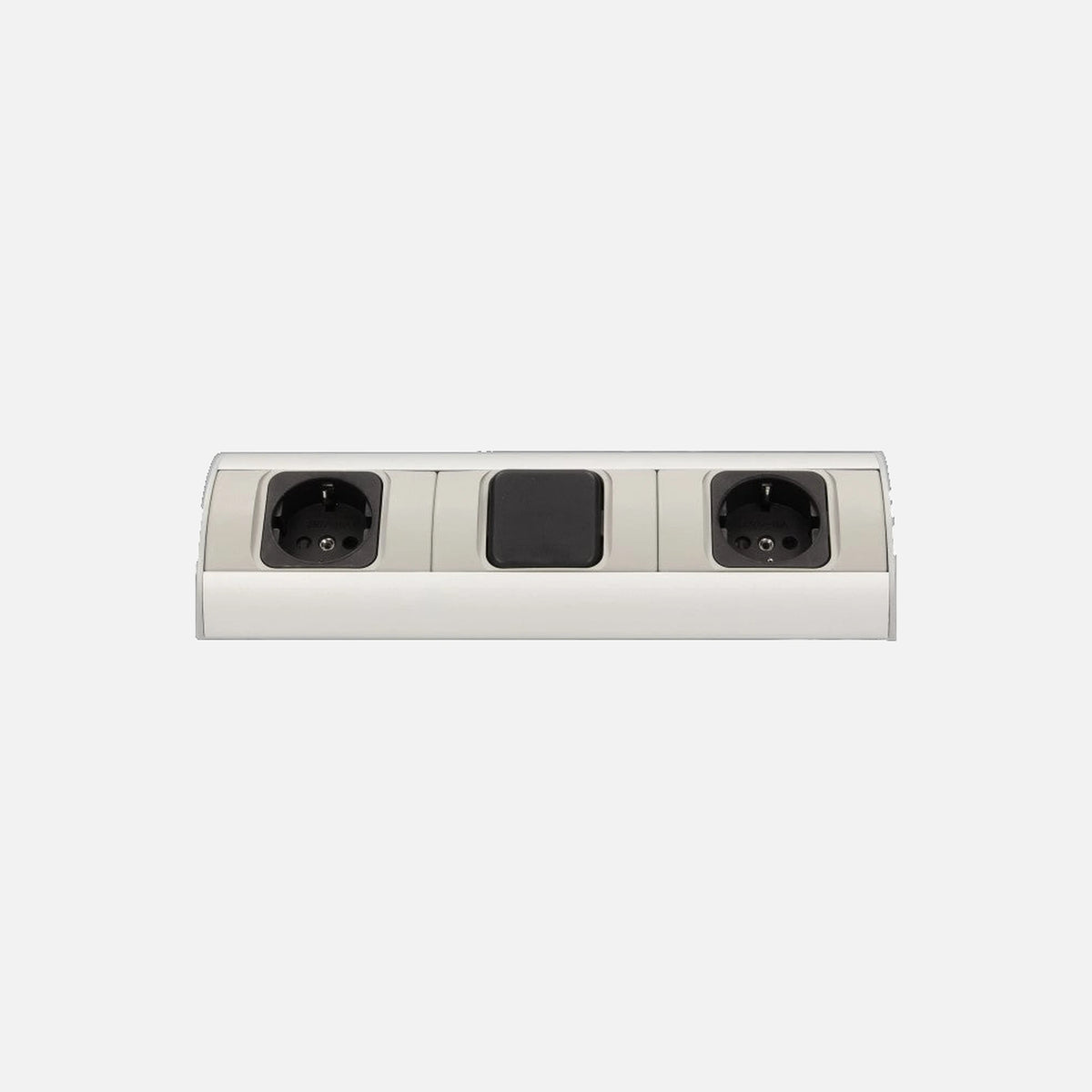 Orno OR-AE-1304(GS) Under-Cabinet Socket 2 Schuko Switch