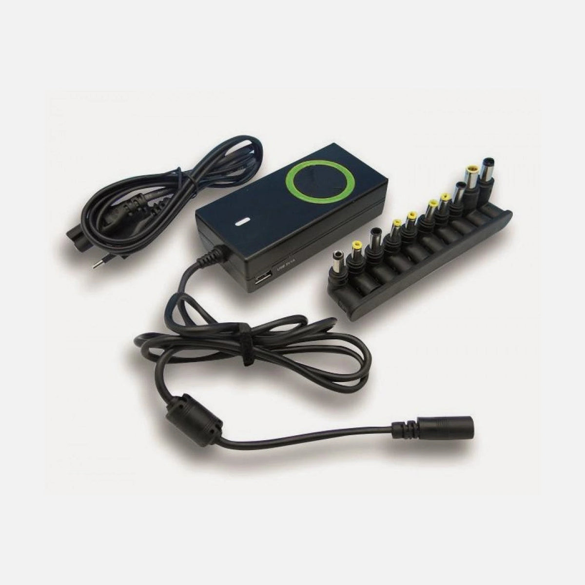 Techly IPW-NTS90WTY Universal 90W Notebook Power Supply with USB