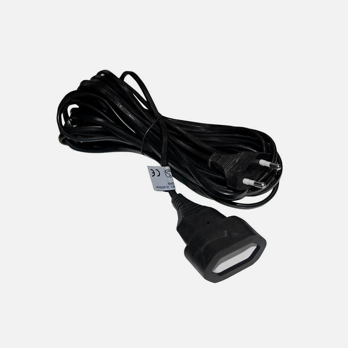 AD Bipolar Extension Oval Plug 5m Black 2x0.75mm