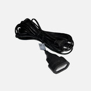AD Bipolar Extension Oval Plug 10m Black 2x0.75mm