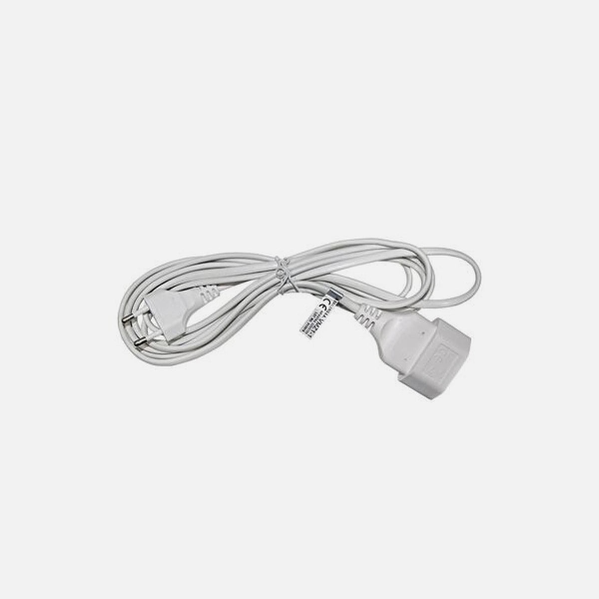 AD Bipolar Extension Oval Plug 3m White 2x0.75mm