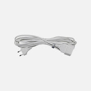 AD Bipolar Extension Oval Cable Plug 5m White