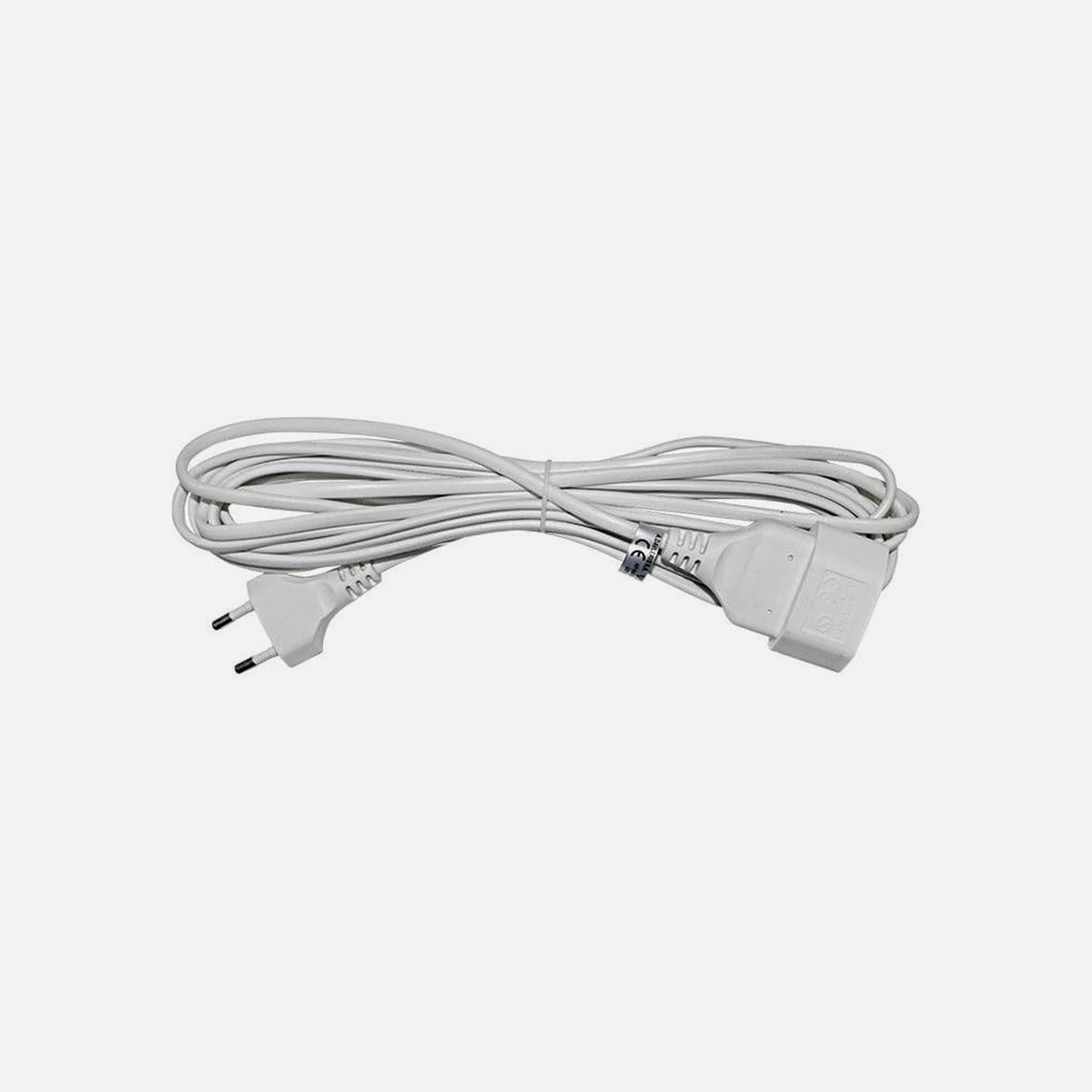 AD Bipolar Extension Oval Cable Plug 5m White