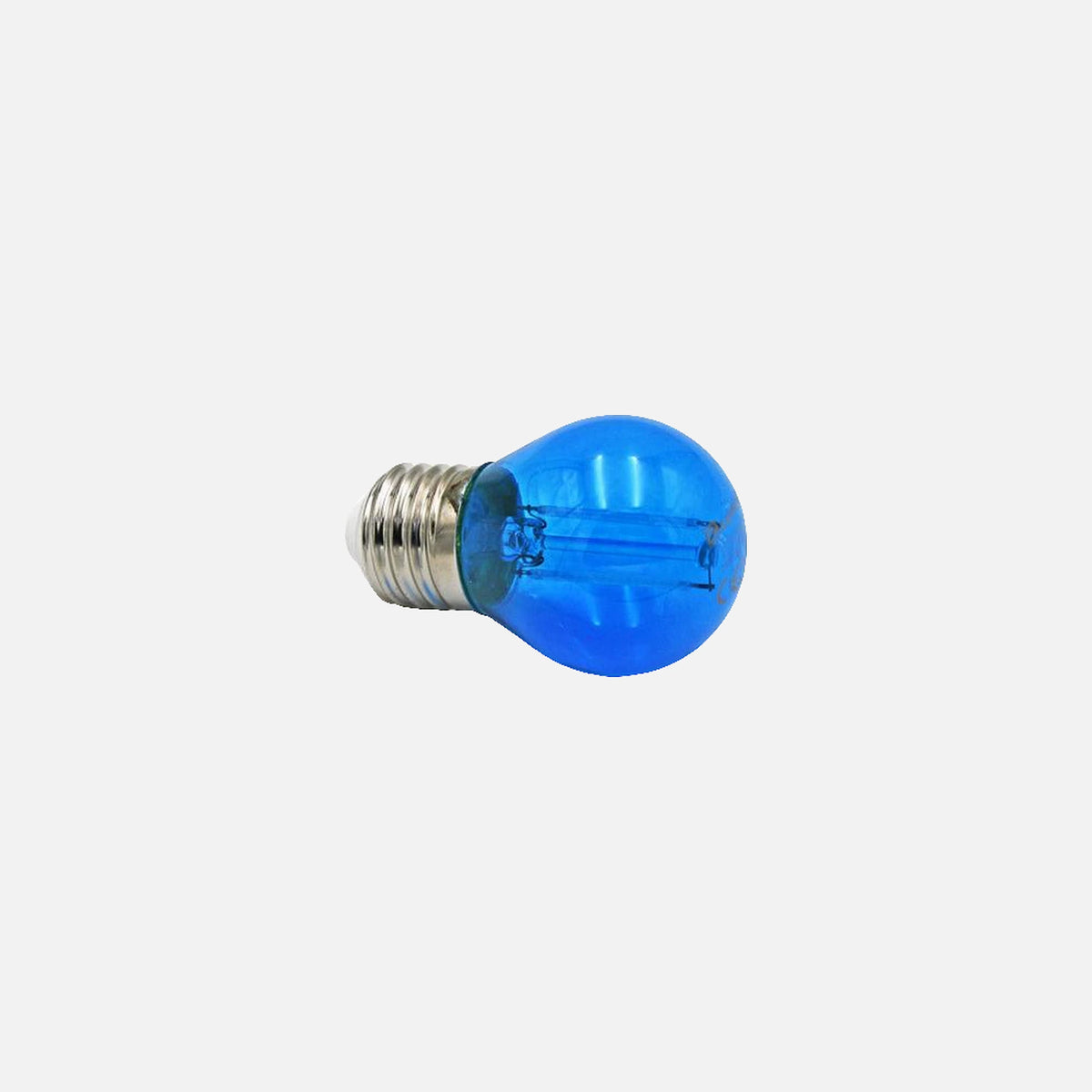 AD LED Lamp - COG Spherical G45/Ε27/230V/2W/Blue