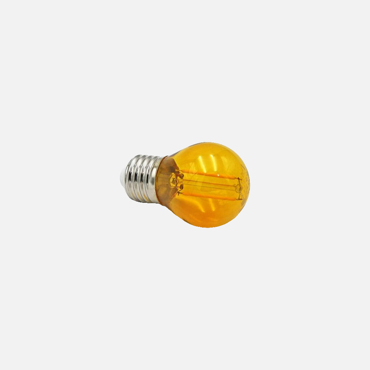 AD LED Lamp - COG Spherical G45/Ε27/230V/2W/Orange
