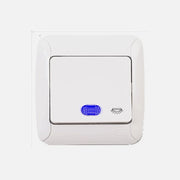 Illuminated push button - White