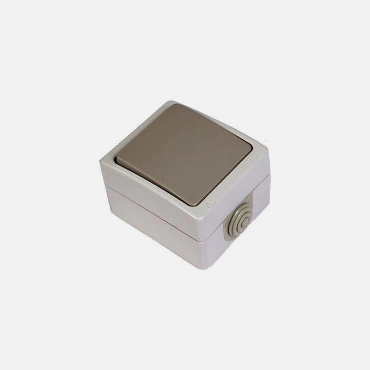 Watertight Button Switch, Gray